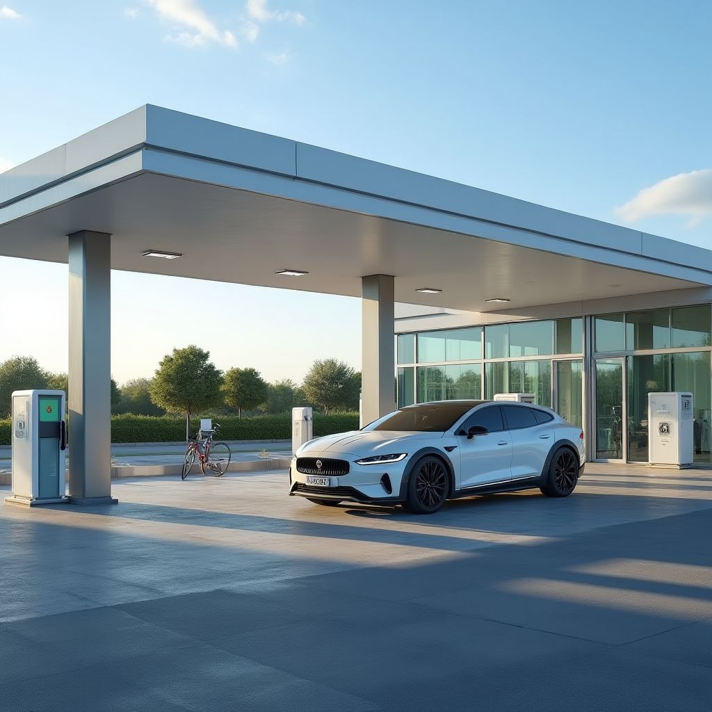 Estación de carga eléctrica YPF