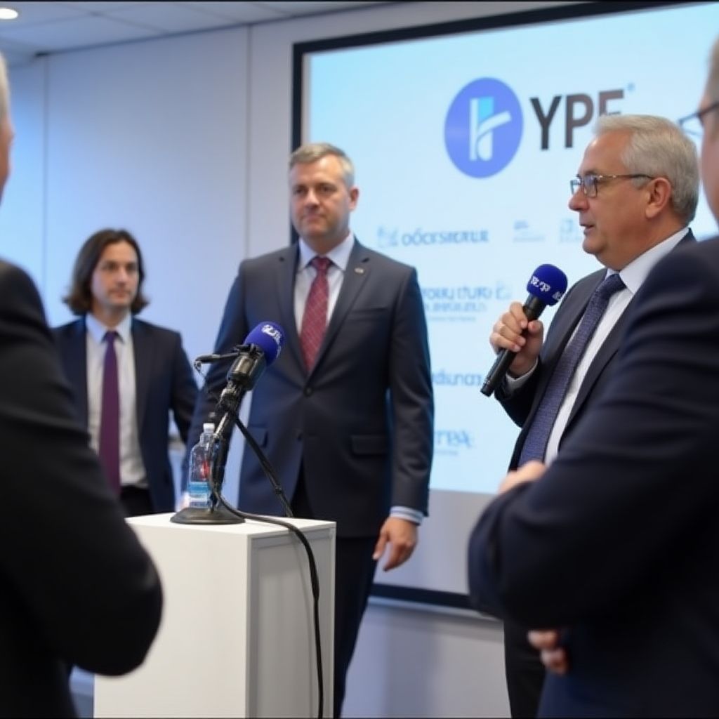 Conferencia de prensa YPF