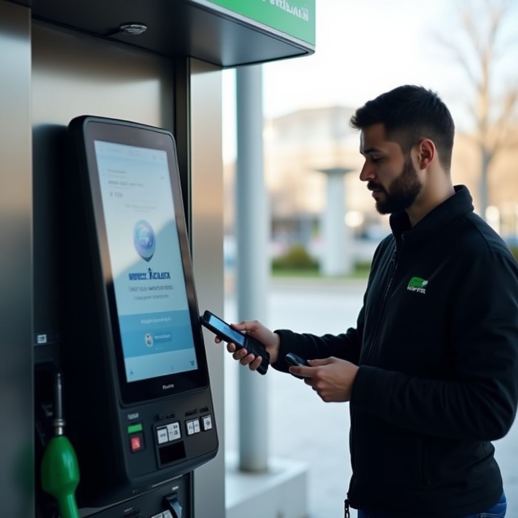 Sistema de autoservicio en YPF
